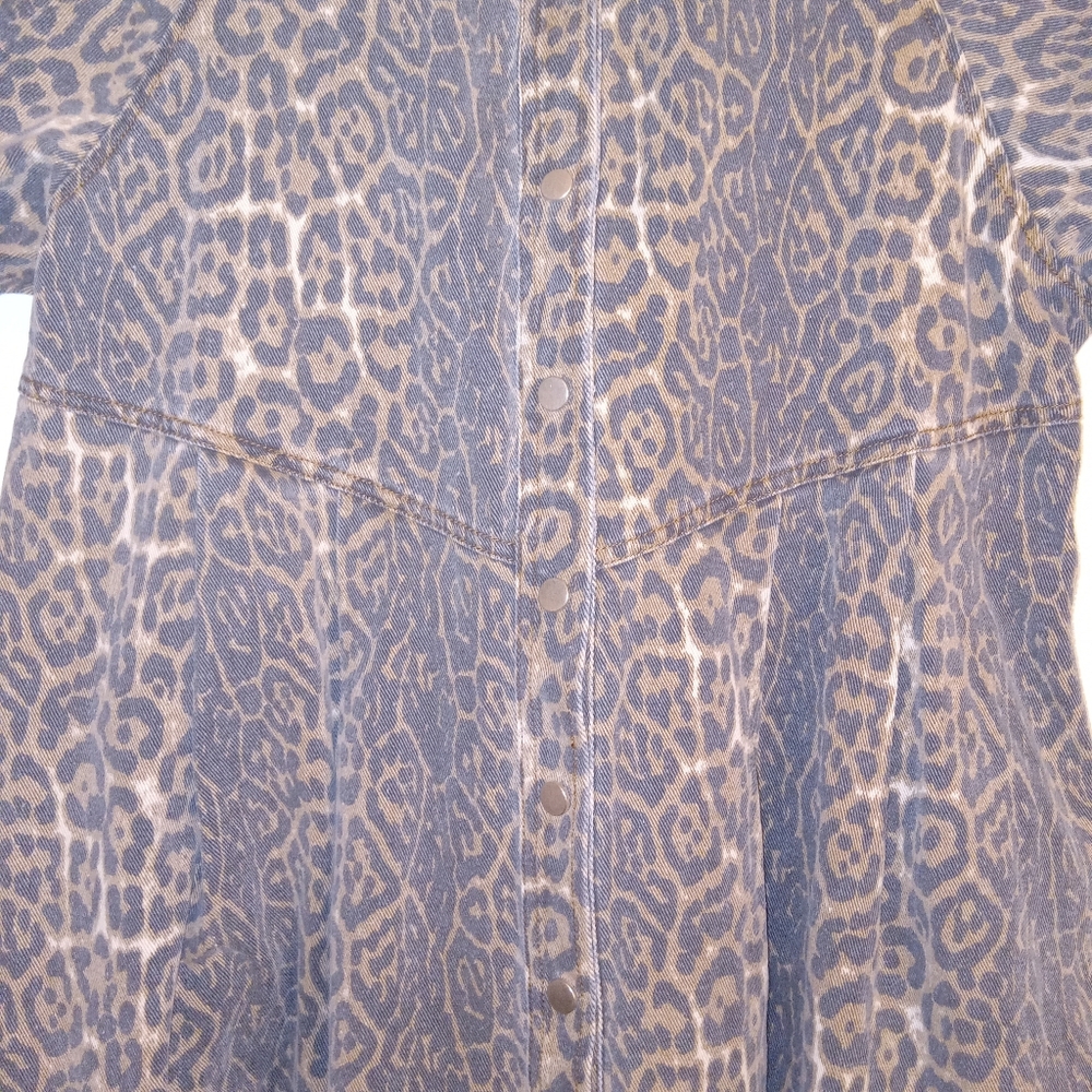 Leopard Print Mini Dress - Picture 3 of 8